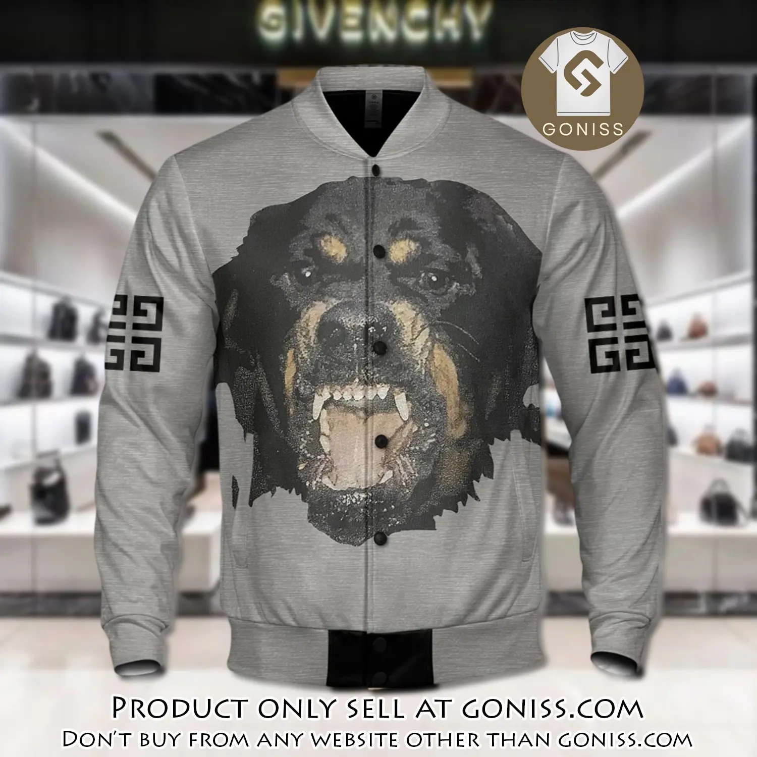 Luxury givenchy varsity premium baseball jacket bjv1050 gn0801081